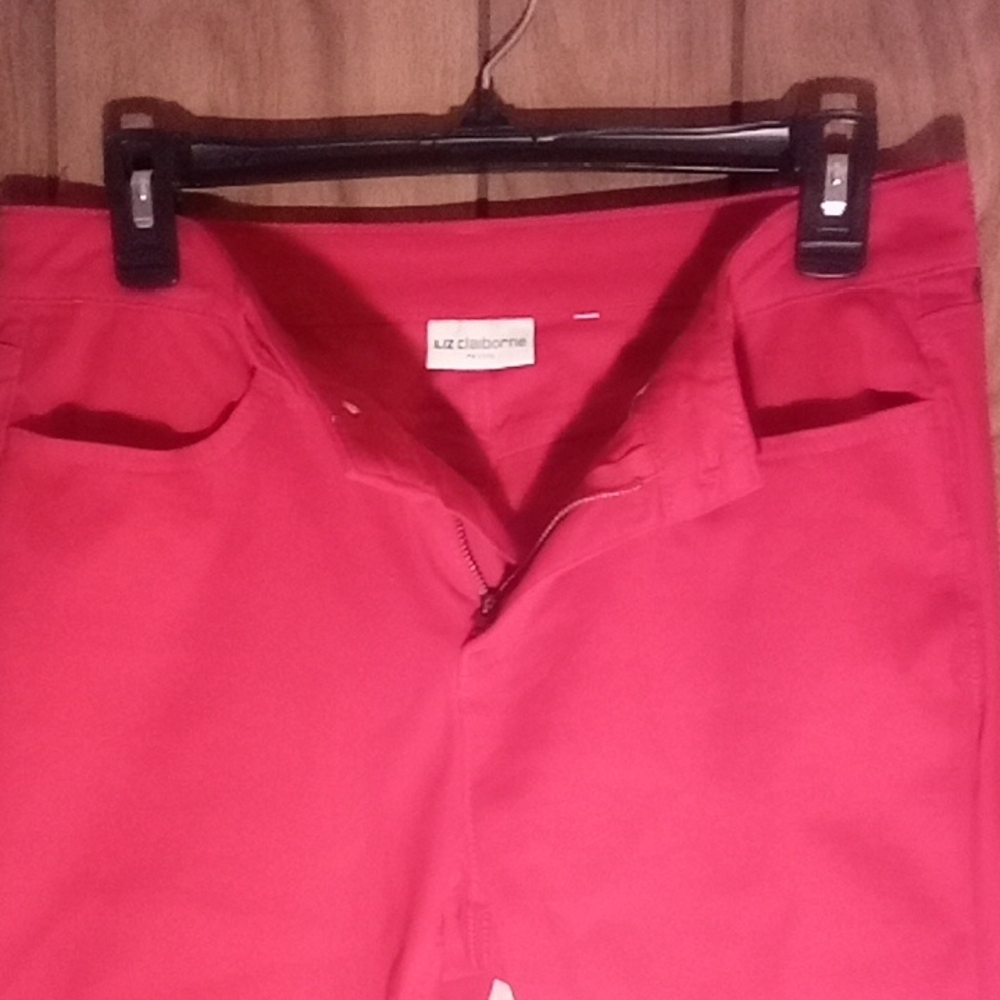 Liz Claiborne Vibrant Red Trousers